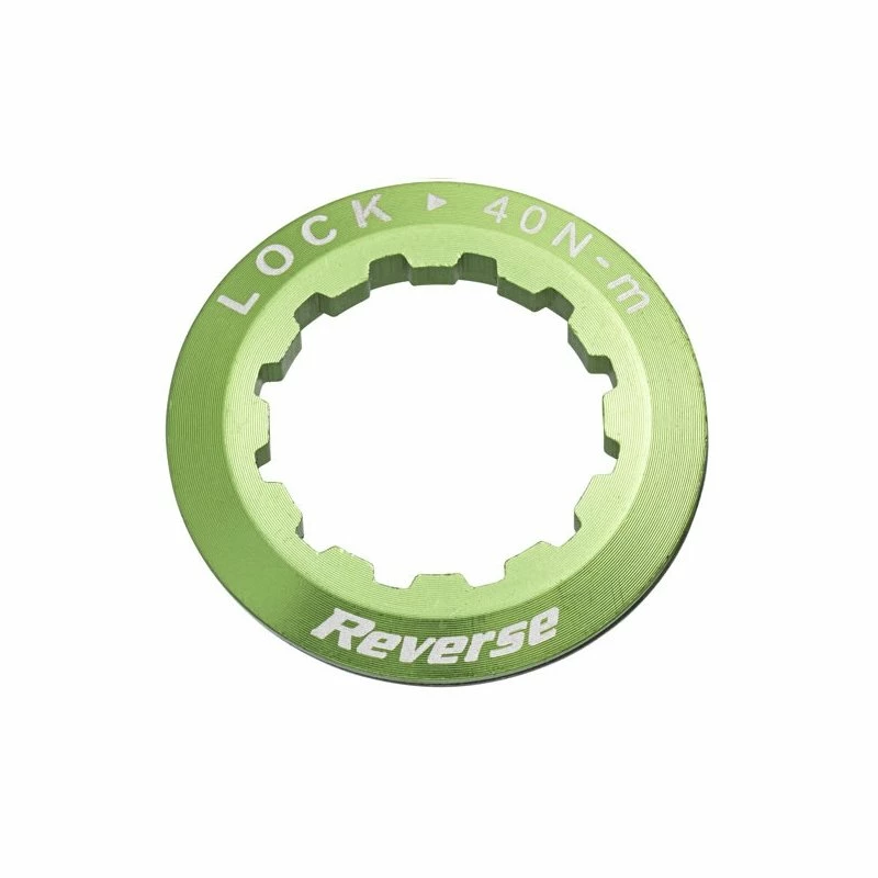 Reverse, Cassette Lock Ring, Kassettenabschlussring, Alu, Für 11 Zahn, 7g, Light Green