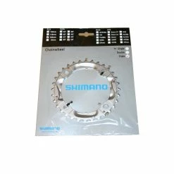 Shimano, Kettenblatt, 32-4, Deore, FC-M532, M590, (32 Z.) (4-Arm) (9-fach), Silber