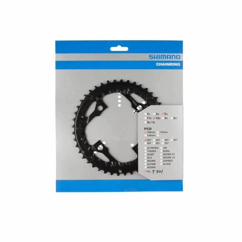 Shimano, Kettenblatt, 44-4, FC-T521, 44 Zahn, 10-fach