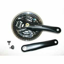 Shimano, Kurbelgarnitur, FC-M361, 7/8-fach, 42-32-22, 170mm, Schwarz, 4-kant