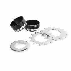 SIXPACK, Single Speed Umbaukit 13/15 Schwarz