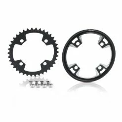 XLC, Bosch E-Bike Kettenblatt, 38 Zahn, Incl. Schurzring, LK104mm, Schwarz